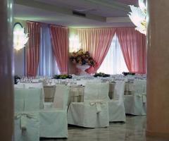 Sala interna per il ricevimento di matrimonio