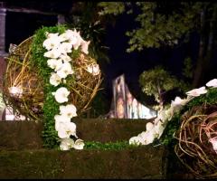 Allestimento shabby chic per la location di nozze