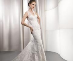 Katia Atelier - Abito da sposa con strascico rotondo
