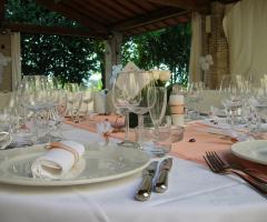 La sala esterna della villa in cui festeggiare il proprio matrimonio