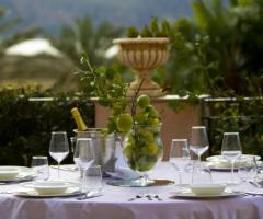 Mise en place per le nozze