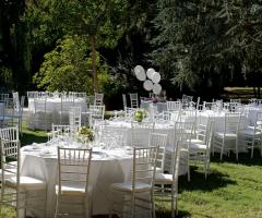 Parte di giardino allestita - La Quiete di Mezzana