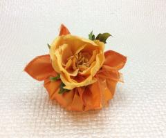 Nobilita di Aggio Silvia - Saccotto Shantung Arancio con Rosa
