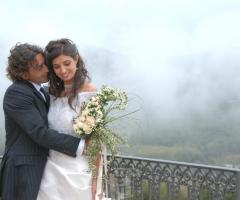 Foto romantica degli sposi da un servizio di Veg Video