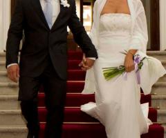 L'uscita degli sposi