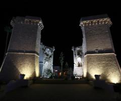 Oasi  Quattro Colonne - l'illuminazione notturna