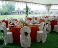 Tavoli per il ricevimento di matrimonio
