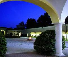 Vista dal porticato di Villa Basiletti