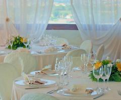 Allestimento delicato per il matrimonio