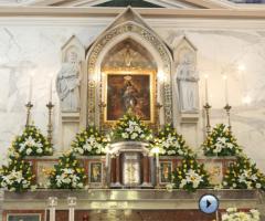 Addobbo floreale chiesa