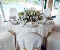 Dettaglio Centrotavola floreale by Nozze e Delizie