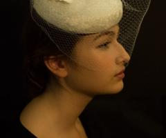 Fabbrica Prezioso - Cappellino con veletta cerimonia