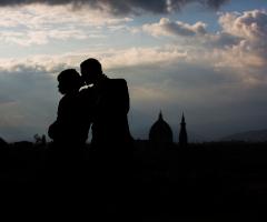 Primo Piano Colle - Primo bacio ... al calo della luce