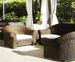 Area relax del giardino