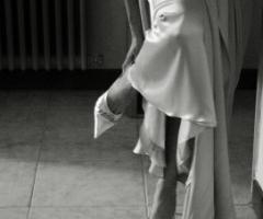 Scarpe e vestito da sposa