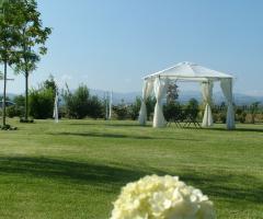 Il Borgo di Cimafava - Il giardino del ristorante