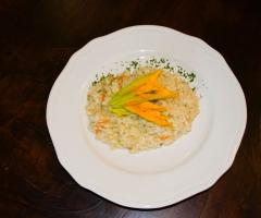 Risotto ai fiori di zucca