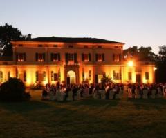 Ricevimento di matrimonio serale a Villa Isolani