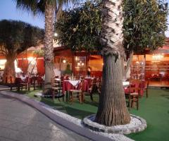 Ricevimento di nozze al tramonto