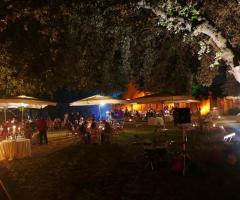 ricevimento in cortile