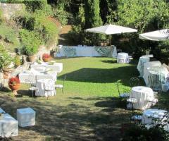 buffet in giardino