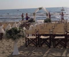 Palazzo della Spiaggia - L'altare per il rito in riva al mare