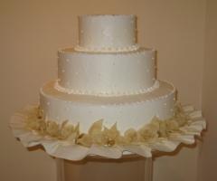 Torta nuziale di marzapane