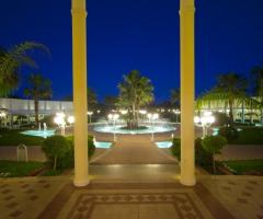 Vista panoramica della piscina