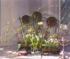 Allestimento floreale per il ricevimento di matrimonio