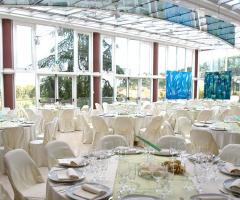 Sala interna per il ricevimento di matrimonio - Hotel Terme Millepini