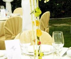 Centrotavola particolare per i tavoli del matrimonio