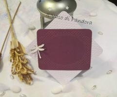 segnatavolo o segnaposto Disponibile in vari colori abbiante alle partecipazioni - Il Vaso di Pandora