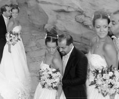 servizio in bianco e nero