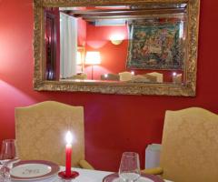 Il romantico tavolo degli sposi