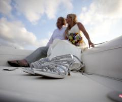 Gli sposi in barca - Calabria Wedding