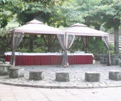 Aperitivo di nozze a bordo piscina