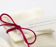 Bomboniere solidali Telethon - Pochette