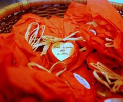 Cuori di cioccolato per gli invitati al matrimonio