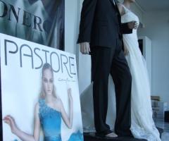 Vetrina dell'Atelier Occhionero Sposa