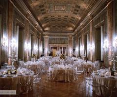 Allestimento del matrimonio tema Il Gattopardo