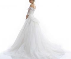 Abito dalla gonna ampia e giocco sul retro - Modello Dolcezza