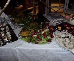 Buffet per il ricevimento di nozze