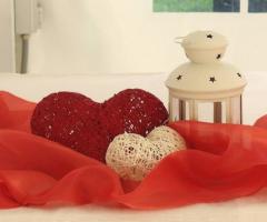 Decorazioni di cuori per il matrimonio