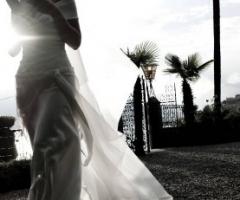 Scatto fotografico della sposa