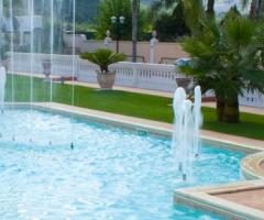 Piscina per il ricevimento di nozze