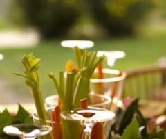 Dettaglio di un allestimento per le nozze di Lucaroni Catering