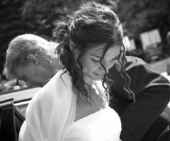 Fotografia della sposa prima delle nozze