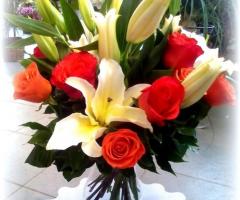 Indino Fiori - Mazzo di fiori lillium e rose