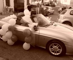 Paolo Guidi - La Fiat Barchetta Coupè per il matrimonio - Palloncini