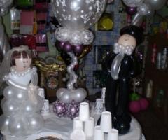 Centrotavola per il tavolo degli sposi